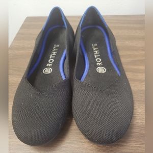 Rothy's Black flat size 8.5